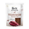 Brit maškrty Jerky Venison Protein Bar 200 g