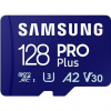 Samsung Samsung/micro SDXC/128GB/USB 3.0/USB-A/Class 10/+ Adaptér/Modrá MB-MD128SB/WW