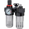 Filter Airtool MF-3, vzduchový, na kompresor, s regulátorom a tlakomerom, 1