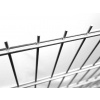 Plotový zváraný panel 2D - výška 123 cm, drôt 8/6/8 mm, Zn