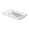 Duravit D-Neo - Umývadlo do nábytku asymetrické 800x480 mm, umývadlo vpravo, bez otvoru pre batériu, biela 2370800060