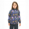 ESITO Mikina na zips Grafit Jesenné kvety Veľ. 116