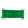 Vankúš - Záhradné vankúšové kreslo zelenú lavicu (Záhradné vankúšové kreslo zelenú lavicu)