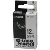 páska CASIO XR-12WE1 Black On White Tape EZ Label Printer (12mm)