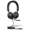 Jabra Evolve2 40 SE USB C/A MS Stereo Headset otevřená (On Ear) kabelová černá Počítače