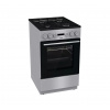 sporák MORA K 5255 D1S - kombinovaný, Inox look, BEZ PŘÍKLOPU