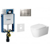 Geberit SET Kombifix 110.302.00.5 +WCzávesné Duravit MEbyStarck Rim+sedSC+Sigma30 ChrM/Chr 110.302.00.5 NM7
