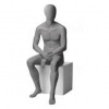 Figurína, manekýna pánska CITY 06, matná šedá