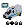 Teddies Auto policie dodávka - 15 cm - na setrvačník
