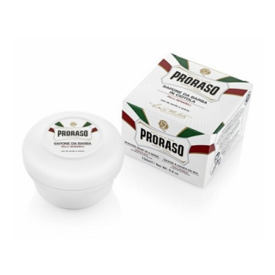 Proraso Mydlo na holenie pre citlivú pokožku so zeleným čajom White (Shaving Soap) 150 ml