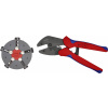 Knipex MultiCrimp 97 33 02 krimpovací kleště neizolované otevřené zástrčky , izolované kabelové koncovky , izolované zástrčky , dutiny na kabely , neizolované