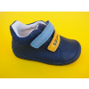Detské kožené topánky D.D.Step S070 - 52141B royal blue BAREFOOT