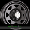 DOTZ DAKAR - Ohne Zubehör 6x15 5x139,7 ET0.00 dark schwarz glänzend - offroad stahlfelge