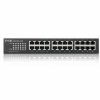 ZyXEL Zyxel GS1100-24E Nespravovaný gigabitový Ethernet (10/100/1000) Čierna