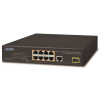 PLANET TECHNOLOGY | Planet FGSD-1011HP - Switch, 8x 10/100 PoE, 1x TP + 1x SFP 1000Base-X, extend mód 10Mb, ESD, 802.3at 120W, fanless NETPLA1409