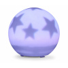 Tchibo - Solárna svetelná guľa s hviezdami a LED meniacimi farbu - farba: biela