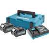 Makita 191J81-6 Set akumulátorov BL4025 x2 +DC40RA + kufrík