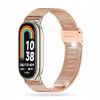 ELEGANTNÝ OCEĽOVÝ NÁRAMOK S OPASKOM PRE XIAOMI MI SMART BAND 8 / 9 / 10 / NFC