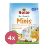 4x HOLLE Bio Tyčinky minis banánovo-pomarančové 100 g (12m+)
