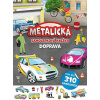 Metalická samolepková knižka Doprava