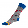 Bellatex Ponožky Hasiči Modrá,Šedá,Červená rozměr 39-42