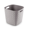 Vysoký béžový úložný košík Softex 27,9 x 27,9 x 26,9 cm CURVER