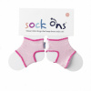 Sock Ons Sock Ons Návleky ne detské ponožky, Baby Pink - Veľkosť 6-12m