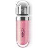 Kiko Milano 3D Hydra 26 iskrivý ibištekový ružový lesk na pery 6,5 ml (KIKO MILANO 3D Hydra Lipgloss 3D lesk na pery 26 Sparkling Hibiscus Pink)