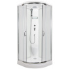 ARTTEC BRILIANT 90 x 90 cm - Sprchový box model 2 Stropné činčilové sklo PAN04529