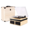 Fenton RP165L gramofón s kufríkom na platne - LP prehrávač s reproduktormi a Bluetooth - Drevo (Lightwood)