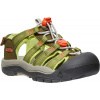 Detské sandále Keen NEWPORT BOUNDLESS CHILDREN dark olive/scarlet ibis Veľkosť: 30