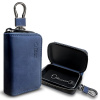 FARADAYA TECH-PROTECT KLR300 POUCH KEYLESS RFID SIGNAL BLOCKER CASE NAVY BLUE