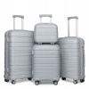 KONO set 4 kufrov Classic Collection - šedá -10L/39L/70L/103L