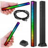 LED LAMPA RGB USB LAMPA BLIKAJÚCA DO RYTMU HUDBY LIŠTA SMART BAR FARBY 32