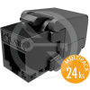 SXKJ-5E-UTP-BK-SA - Solarix keystone CAT5E samorezný, multipack 24 ks