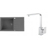 Set Alveus (dřez Cadit 40 Beton 81 + baterie Reno Chrom) SETA22049