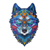 AuthenticWood Drevené puzzle Lone Wolf (AW-XL-WOLF)