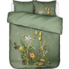 Posteľná bielizeň Ficaria s 2 obliečkami na vankúš 80 x 80 cm zapínanie na zips 200 x 200 cm zelená