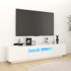 zahrada-XL TV skrinka s LED svetlami biela 180x35x40 cm 3081897