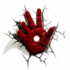 Lampička Iron-Man Hand 3D