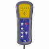vidaXL Zdvíhacie a sklápacie elektrické masážne kreslo, čierne, látka - Čierna - 241017-254794