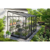 Vitavia Garden Skleník VITAVIA IDA 6500 sklo 3 mm + PC 6 mm čierny LG4647