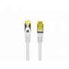 Patch kábel Lanberg S/FTP 6a RJ45 / RJ45 1,5 m sivý