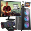 SET Herný počítač Ryzen 7|Radeon RX |64GB|SSD M2 1TB|LED 24 |Win 11