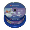 VERBATIM DVD+R 4,7GB/ 16x/ printable Non ID/ 50pack/ spindle