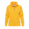 PAYPER MIAMI+ LADY 000002-0001 / Dámska mikina s polozipsom - žltá L