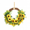 Veniec na dvere - 1ks Wreath Flower Decor Leis pre balkón (Veniec na dvere - 1ks Wreath Flower Decor Leis pre balkón)