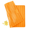 Collory Silikónová forma na pamlsky Kosti 2 cm - oranžová
