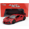 Bburago Ferrari Sf90 Xx Stradale 2024 1:18 Rosso Corsa – červeno-čierna