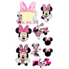 CUKROVÁ TLAČ jedlý obrázok na tortu Cukrová hmota MYŠKA MINNIE SET + TEXT 35